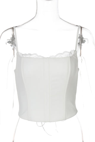 Lace Trimmed Camisole Top