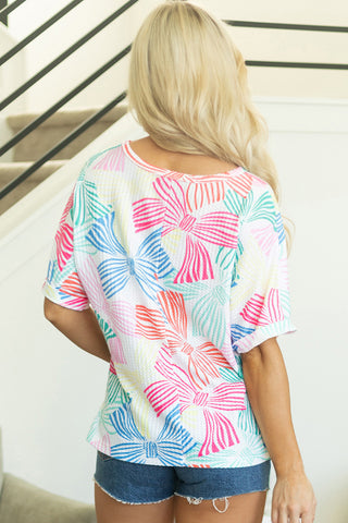 Floral Pastel Graphic Tee