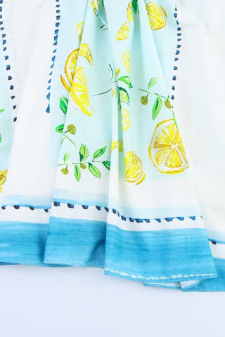 Lemon Print Sundress with Spaghetti Straps