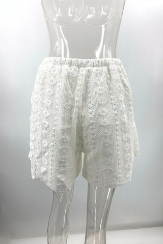 Crochet Trim Shorts