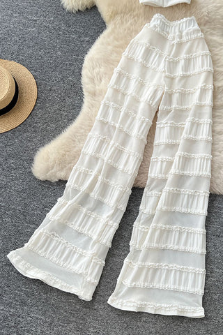 Tiered Bustier and Pants Set