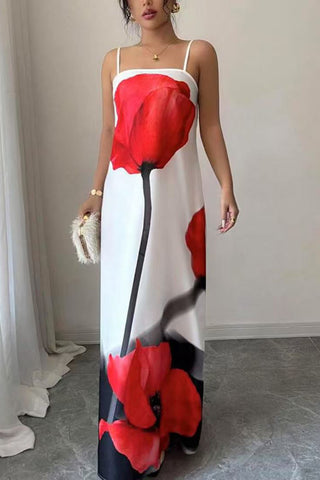 Floral Print Maxi Dress