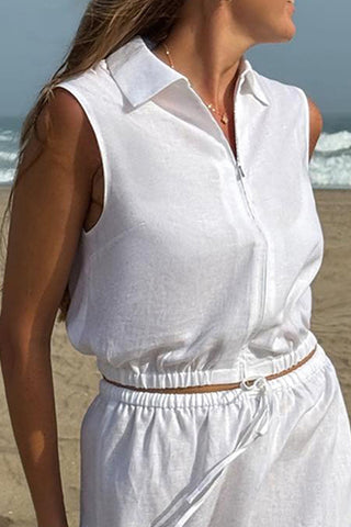 Elegant Two-Piece Skirt Set