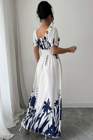 Puff Sleeve Maxi Dress