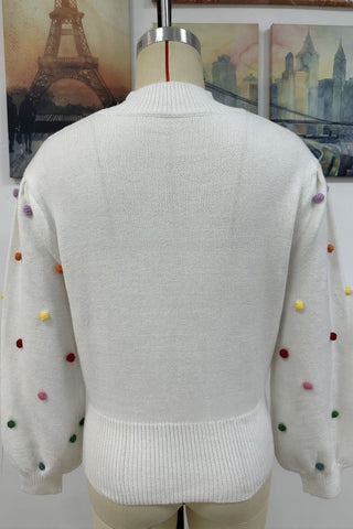 Playful Polka Dot Sweater