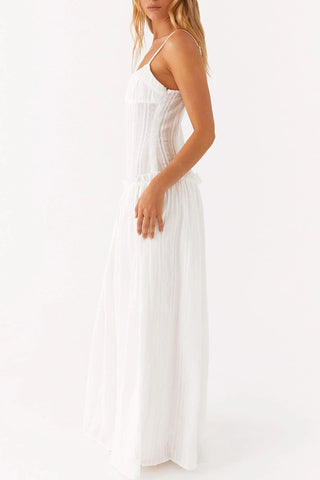 Spaghetti Strap Casual Maxi Dress
