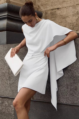 Asymmetric One-Shoulder Evening Dress
