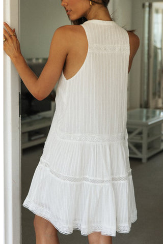 Sleeveless A-Line Casual Dress