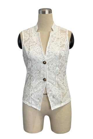 Lace Button-Front Camisole