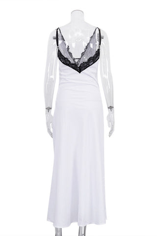 Lace Trim Slip Dress