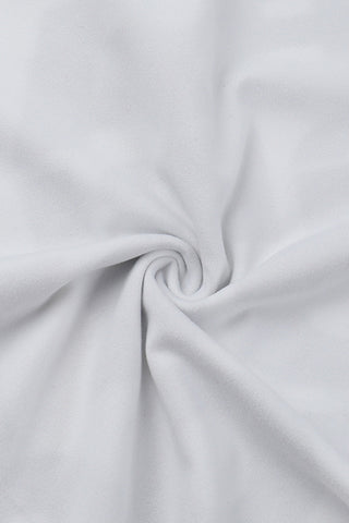 Graphic Slogan Fitted Tee