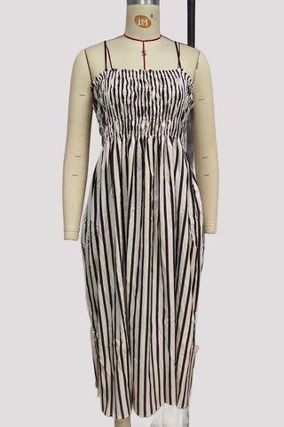Striped Smocked Sundress