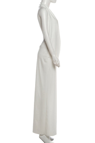 Elegant Draped Evening Gown