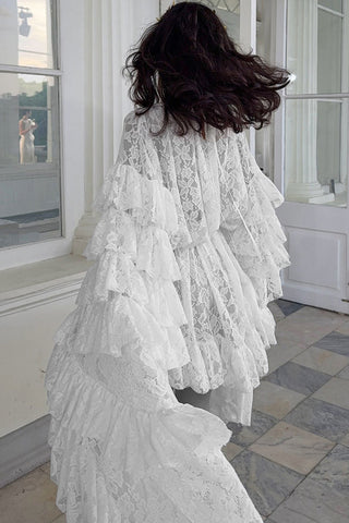 Romantic Lace Layered Casual Dress