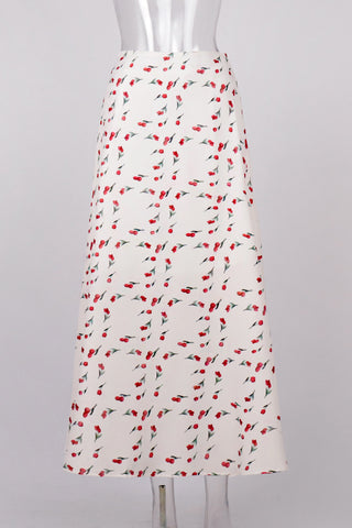 Floral Print Skirt