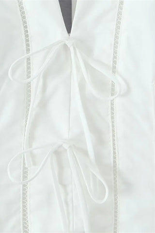 Lace-Up Halter Tank Top