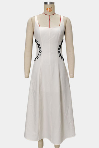 Elegant Patterned Evening Dress