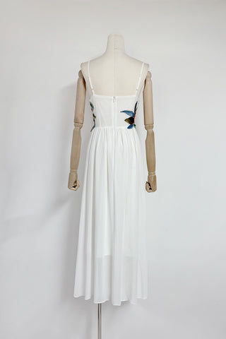 Floral Detail Midi Dress