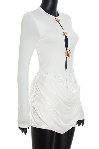 Cut-Out Detail Casual Dress