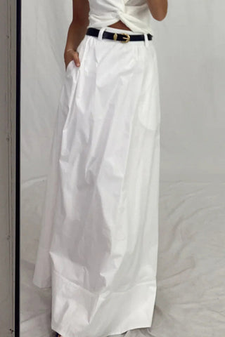 Elegant High-Waist Maxi Skirt