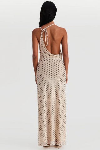 Polka Dot Maxi Dress
