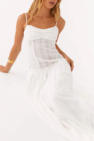 Spaghetti Strap Casual Maxi Dress