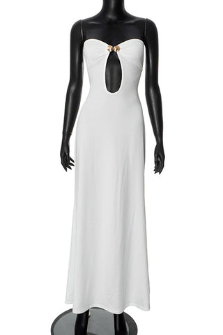 Keyhole Front Maxi Dress