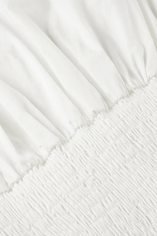 Lace Trim Button-Front Blouse