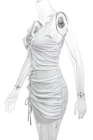 Lace-Up Cutout Sundress