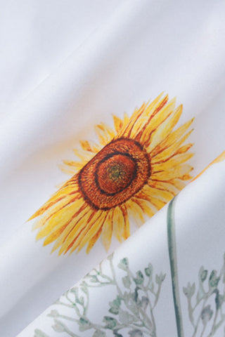 Floral Button-Down Tank Top