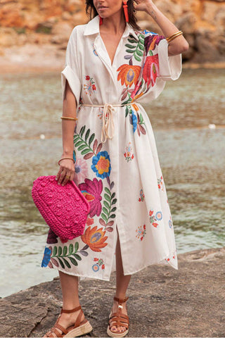 Floral Print Casual Dress