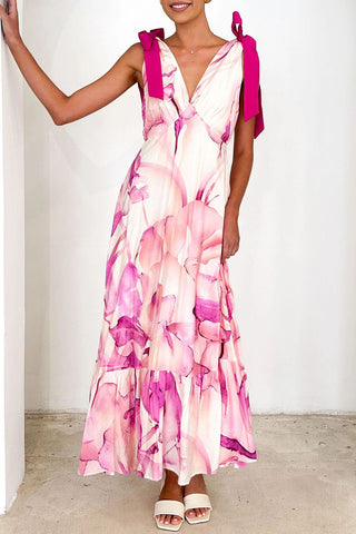 Chevron Pattern Vacation Dress