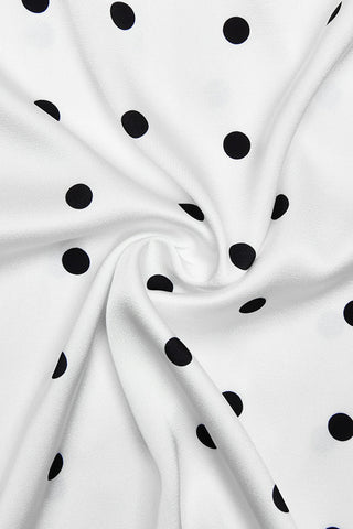 Polka Dot Halter Neck Dress