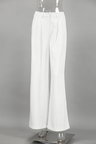 Wide-Leg Casual Pants
