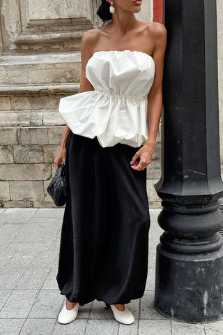 Strapless Ruched Tank Top