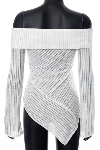 Off-Shoulder Asymmetrical Top