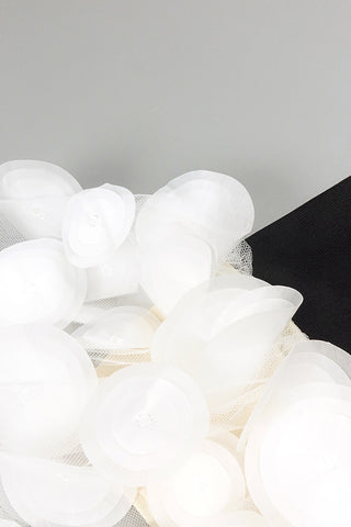 Strapless Evening Gown with Textured Skirt