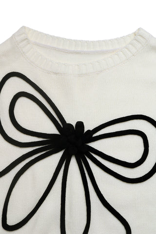 Bow-Accent Sweater
