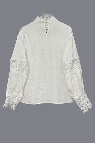 Lace Detail Blouse with Elegant Design