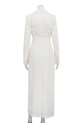 Elegant Button-Down Maxi Dress