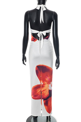 Bold Floral Maxi Dress