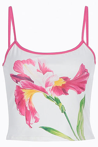 Floral Strap Camisole Top