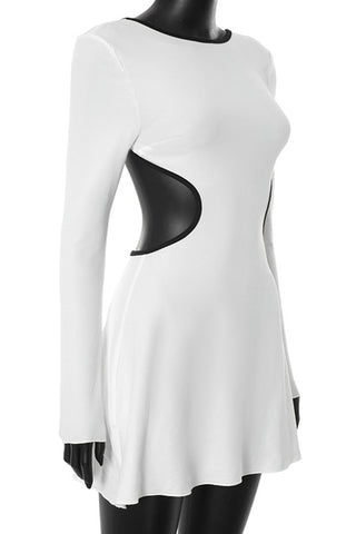 Chic Cutout Casual Dress