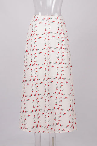 Floral Print Skirt