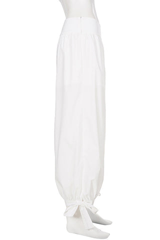 Drawstring Hem Casual Pants