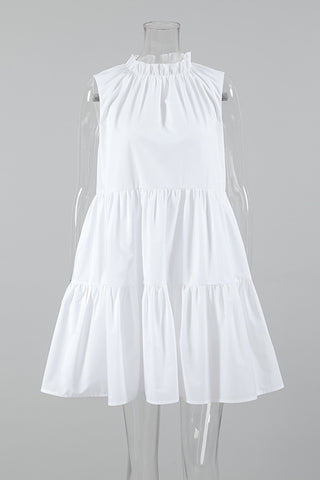 Sleeveless Tiered Casual Dress