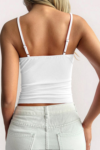 Lace-Trimmed Tank Top