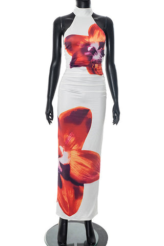 Bold Floral Maxi Dress