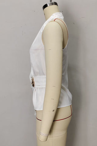 Elegant Wrap Halter Top