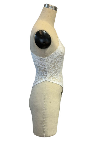 One-Shoulder Lace Tank Top